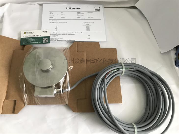 德国HBM 1-C2/10KN力传感器实拍图1