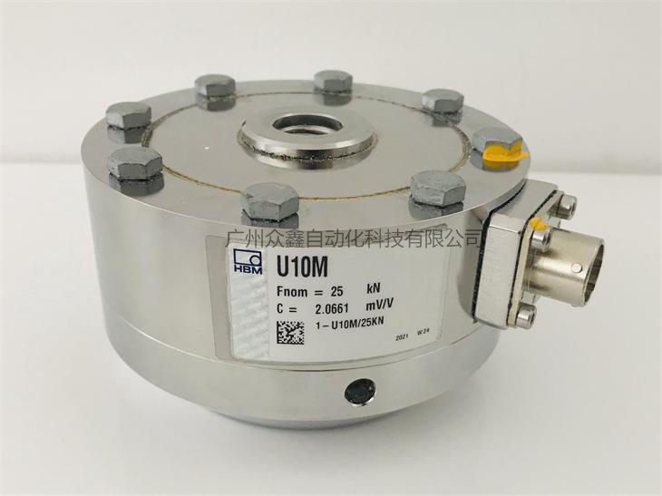 德国HBM 1-U10M/1.25MN力传感器实拍图1
