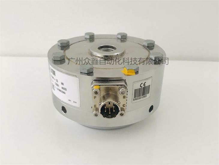 德国HBM 1-U10M/1.25MN力传感器实拍图2