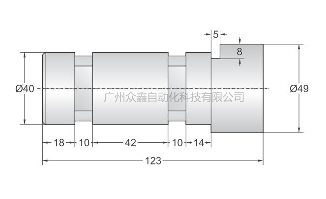 美国传力 DBST-1.5t称重传感器安装尺寸