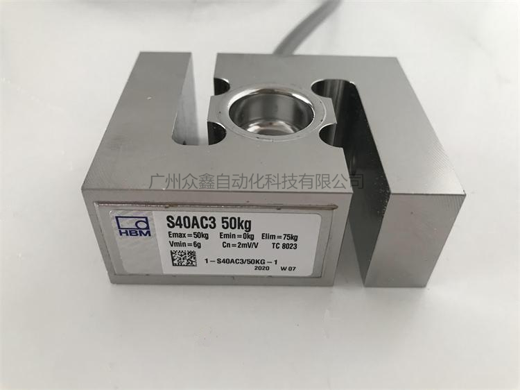 德国HBM 1-S40AC3/1000kg称重传感器实拍图2